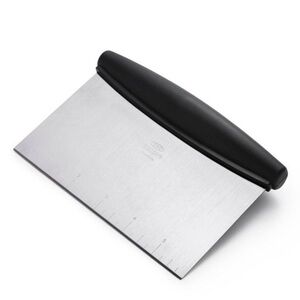 OXO Stainless Steel Bench Scraper with Black Handle